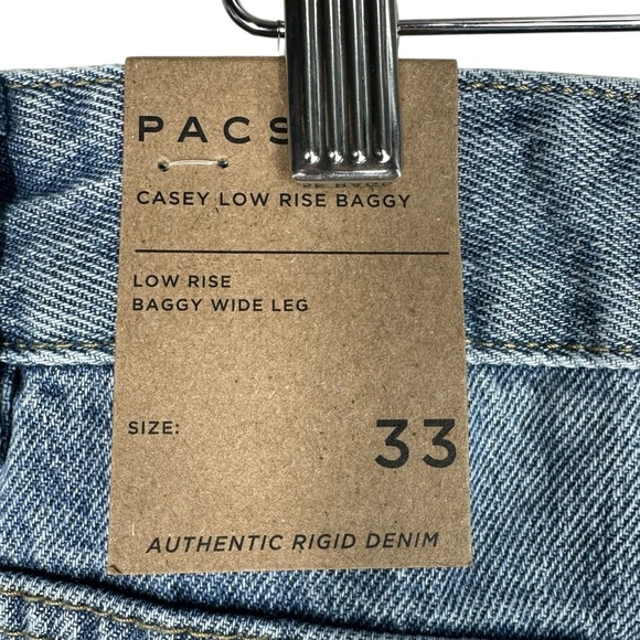 PACSUN Casey Low Rise Baggy Wide Leg Jeans Women's Plus Size 33 - Picture 5 of 13